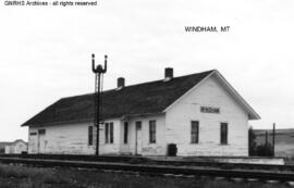 Great Northern Depot at Windham, Montana, undated