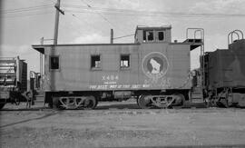 Great Northern Caboose X494 at Othello, Washington, 1965
