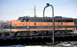 Great Northern Railway 309-C at Minneapolis, Minnesota in 1969.