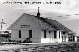 Great Northern Depot at Gildford, Montana, 1976