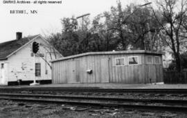 Great Northern Depot at Bethel, Minnesota, undated