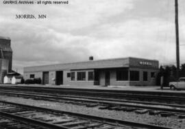 Great Northern Depot at Morris, Minnesota, undated