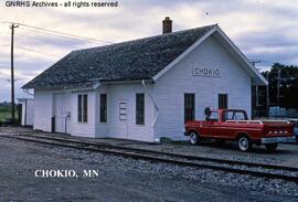 Great Northern Depot at Chokio, Minnesota, undated