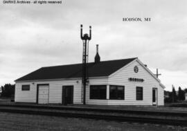 Great Northern Depot at Hobson, Montana, undated