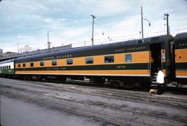 Great Northern Railway Passenger Car 1374 at Seattle, Washington.