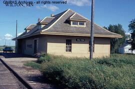 Great Northern Depot at Wilton, Minnesota, undated