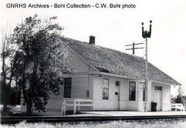 Great Northern Depot at Arvilla, North Dakota, 1970