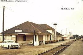 Great Northern Depot at Monroe, Washington, undated