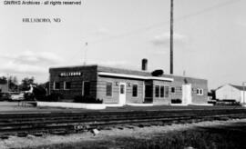 Great Northern Depot at Hillsboro, North Dakota, undated