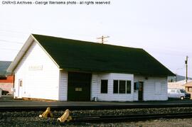 Great Northern Depot at Ephrata, Washington, 1987