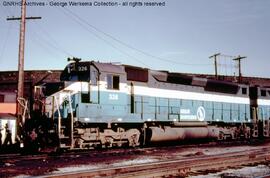 Great Northern Diesel Locomotive 326 at Saint Paul, Minnesota, 1966