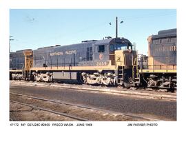 Northern Pacific Diesel Locomotive Number 2809, Pasco, Washington, 1968