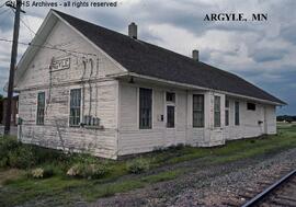 Great Northern Depot at Argyle, Minnesota, undated