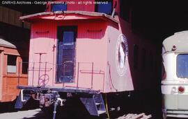 Great Northern Caboose X443 at Rio Vista, California, 1991