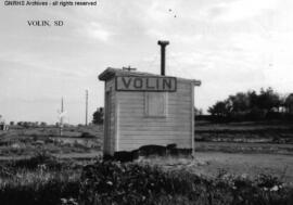 Great Northern Station Building at Volin, South Dakota, undated