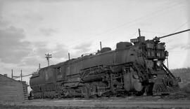 Great Northern Steam Locomotive 2124 at Hillyard, Washington, undated
