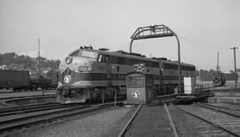 Great Northern Diesel Locomotive 352A at Interbay, Washington, undated