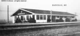 Great Northern Depot at Bainville, Montana, undated