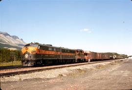 Great Northern Railway Train 78 second section at Summit, Montana in 1967.