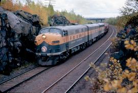 Great Northern Railway 312-C at Carlton, Minnesota in 1966.