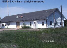 Great Northern Depot at Noyes, Minnesota, undated