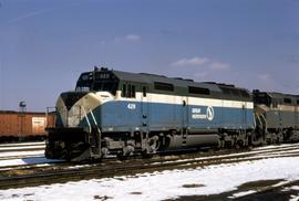 Great Northern Railway 429 at Clyde Yard, in Cicero, Illinois in 1970.