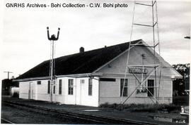 Great Northern Depot at Hallock, Minnesota, 1969