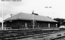 Great Northern Depot at Ada, Minnesota, undated