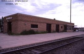 Great Northern Depot at Morris, Minnesota, undated