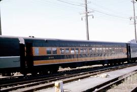 Great Northern Railway Passenger Car 938 at Seattle, Washington in 1969.