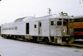 Great Northern Railway Rail motor car 2350 at Great Falls, Montana in 1968.