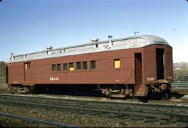 Great Northern Railway Outfit car X3430 at Billings, Montana in 1973.