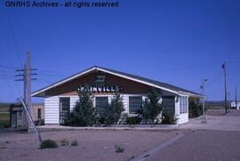 Great Northern Depot at Bainville, Montana, undated