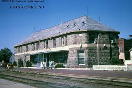 Great Northern Depot at Grand Forks, North Dakota, undated