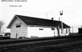 Great Northern Depot at Collins, Montana, undated