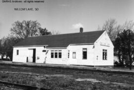 Great Northern Depot at Willow Lake, South Dakota, undated