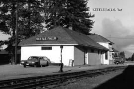 Great Northern Depot at Kettle Falls, Washington, undated