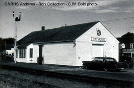 Great Northern Depot at Raymond, Minnesota, 1969