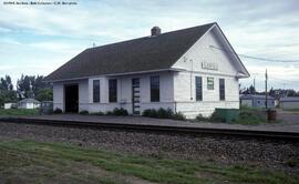 Great Northern Depot at Glenfield, North Dakota, 1982