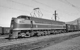 Great Northern Electric Locomotive 5018 at Appleyard, Washington, undated