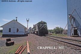 Great Northern Depot at Chappell, Montana, undated