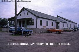 Great Northern Yard Office at Breckenridge, Minnesota, undated