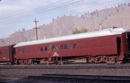 Great Northern Railway Outfit Car O3148 at Cashmere, Washington in 1970.