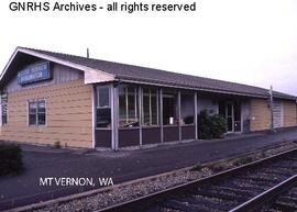 Great Northern Depot at Mount Vernon, Washington, undated