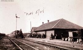 Great Northern Depot at Deer River, Minnesota, undated