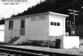 Great Northern Depot at Wolf Creek, Montana, undated