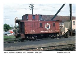 Northern Pacific Caboose Number 1398, Saint Cloud, Minnesota, 1967