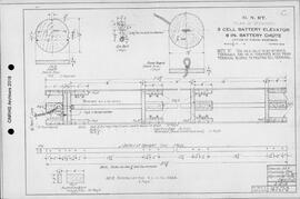 Great Northern Railway Standard Signal Plans; Elevator, Battery, 3 Cell - Special, 1918