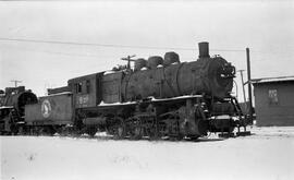 Great Northern Steam Locomotive  at Saint Cloud, Minnesota, undated.