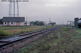 Great Northern Depot at Lignite, North Dakota, undated